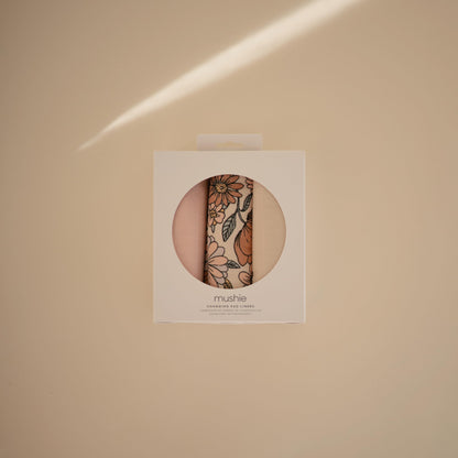 Mushie Organic Cotton Changing Pad Liners: Calming Muslin Comfort