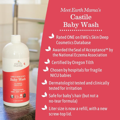 Earth Mama Simply Non-Scents: Organic Foaming Castile Refill
