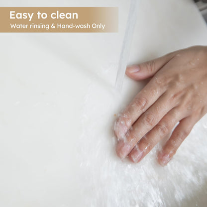 Diflart Natural Granite Cutting Board: Large 16" x 20" Polished Stone Slab.