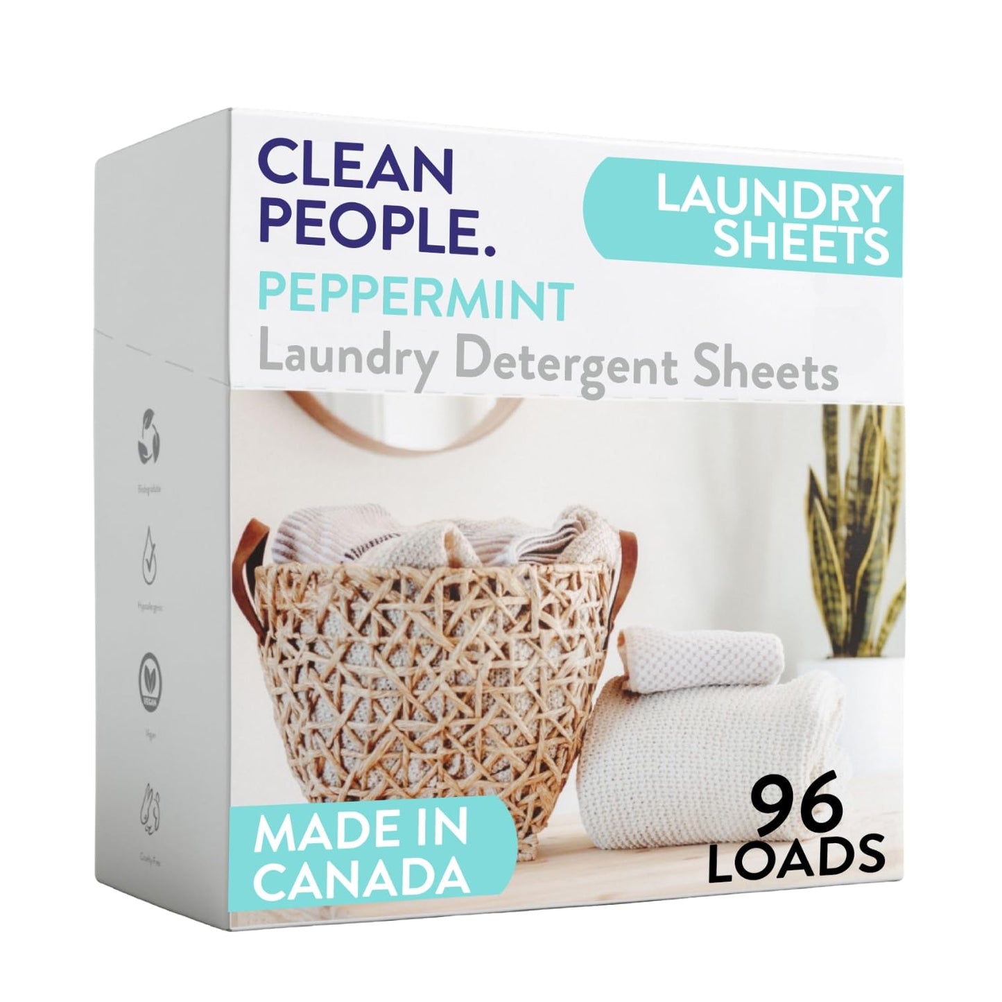 Toxin-Blocking Sleep & Laundry: Non-Toxic Clean People Ultra-Concentrated Detergent Sheets