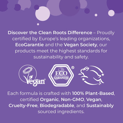 Clean Roots EcoGarantie Certified Organic Lavender Laundry Detergent