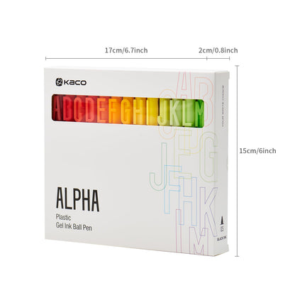 Kaco 26-Piece Quick-Dry Fine Point Gel Pen Set