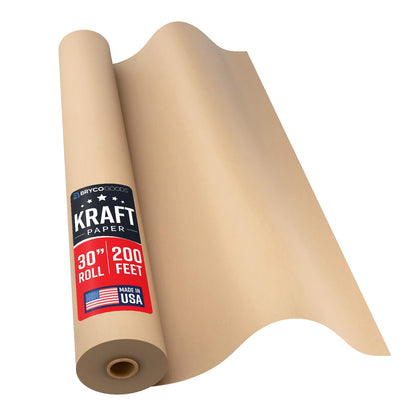 Stop Using Bubble Wrap: The 1,200" Recycled Brown Kraft Paper Roll, USA Made