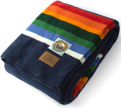 Pendleton National Park 100% Wool Blanket: Iconic Yellowstone Stripes