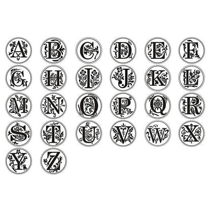 Traditional Wax Seal Stamp: Brass Head & Wooden Handle for Elegant, Zero-Waste Correspondence