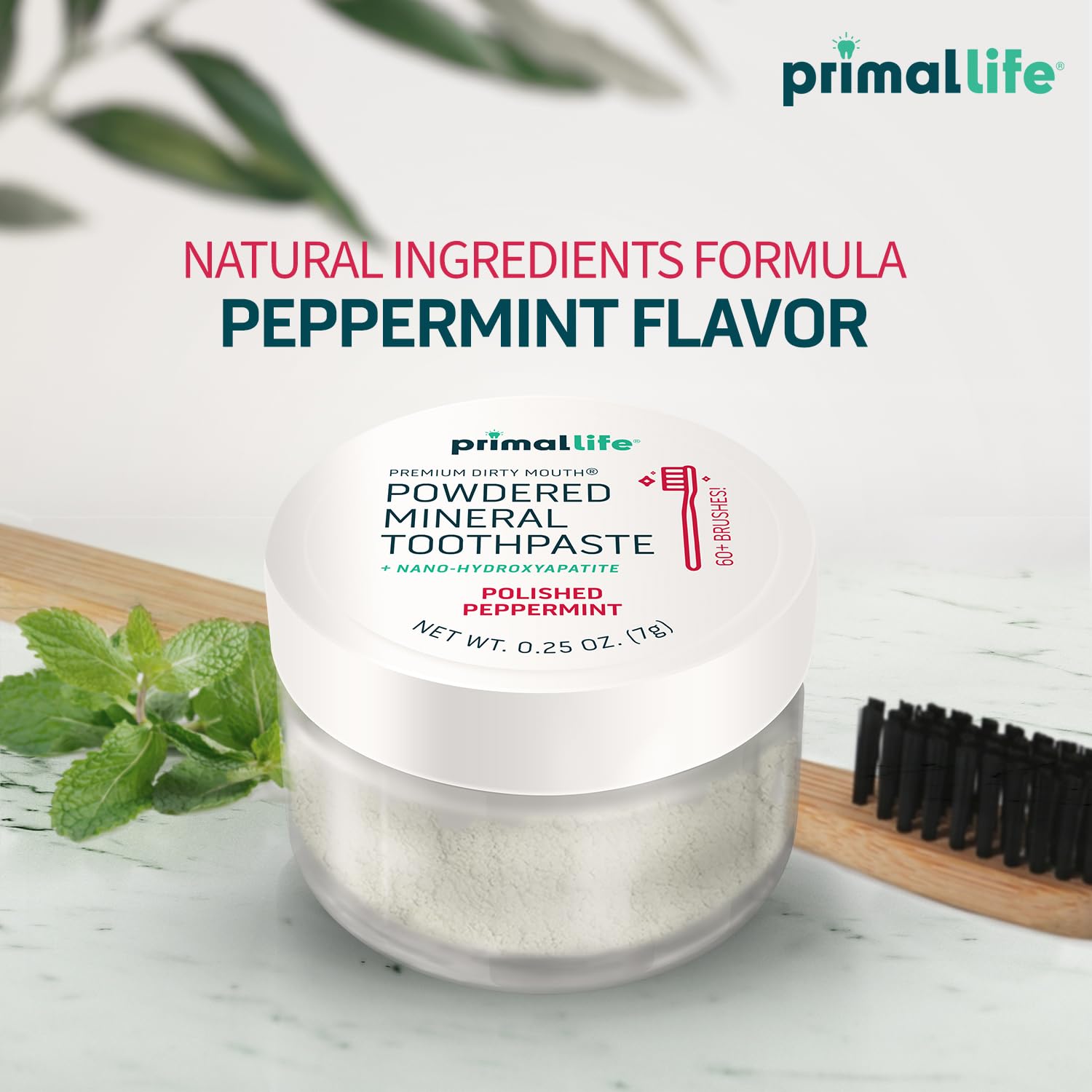 Primal Life Organics: Powdered Mineral Toothpaste, Fluoride - Free, Perfect For All Ages - The Tribalist