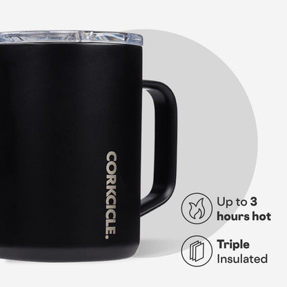 Corkcicle Classic 16 oz Triple-Insulated Stainless Steel Mug
