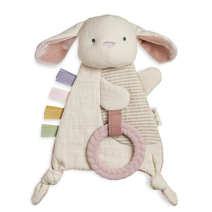 Itzy Ritzy Bitzy Crinkle Sensory Toy: Natural Cotton Bunny