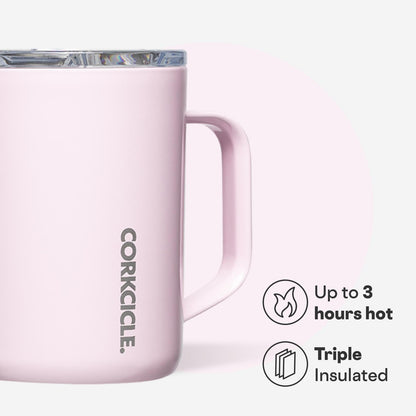 Corkcicle Classic 16 oz Triple-Insulated Stainless Steel Mug