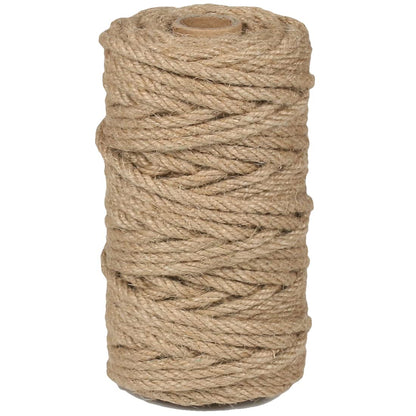 100% Natural Jute Twine: 1100 Feet of Biodegradable Cord for Zero-Waste Crafting and Gardening