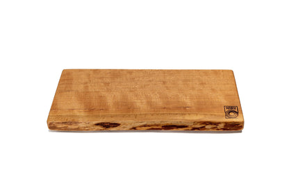Vermont Single Live Edge Cherry Board: One-Solid-Piece & Glue-Free.