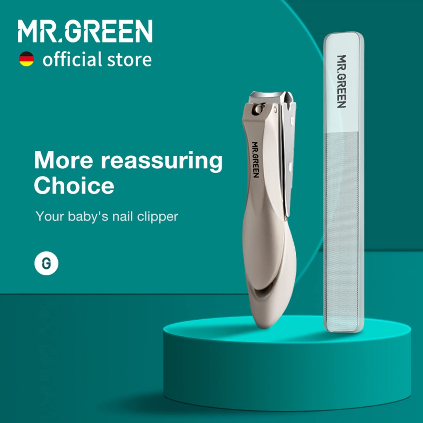 MR.GREEN Baby Safety Clippers: Medical-Grade Anti-Splash Tool