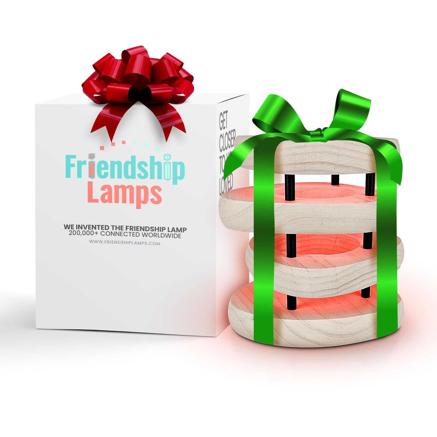 Filimin Friendship Lamp: Mid-Century Knotty Alder Wood