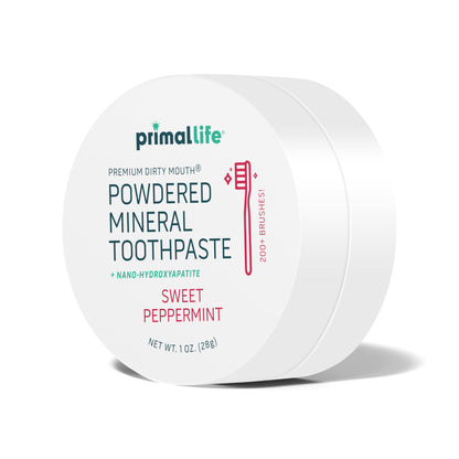 Primal Life Organics Dirty Mouth Toothpowder: Sweet Bubblegum 0.25 oz