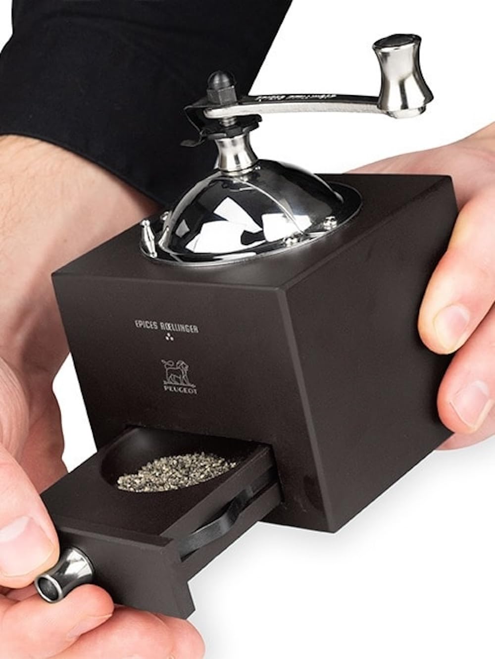 Peugeot Olivier Roellinger 5.25 Inch Pepper Mill (Chili Red)