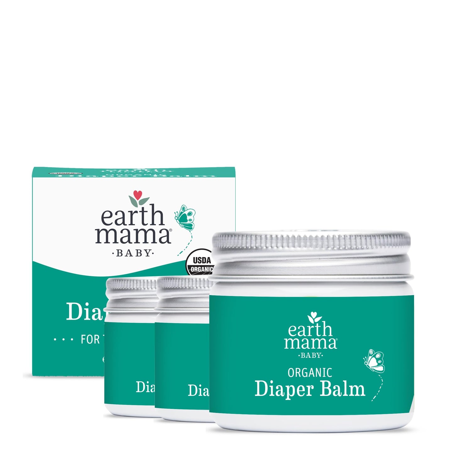 Earth Mama Organic Diaper Balm: Zinc-Free Botanical Purity