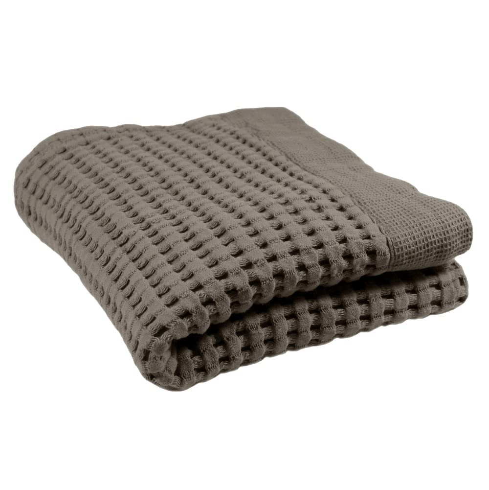Gilden Tree Bathroom Mat: 100% Absorbent Cotton Waffle Weave
