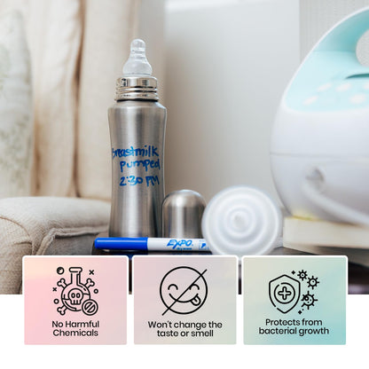 Bon aPetite 250ML Stainless Steel Baby Feeding Bottle