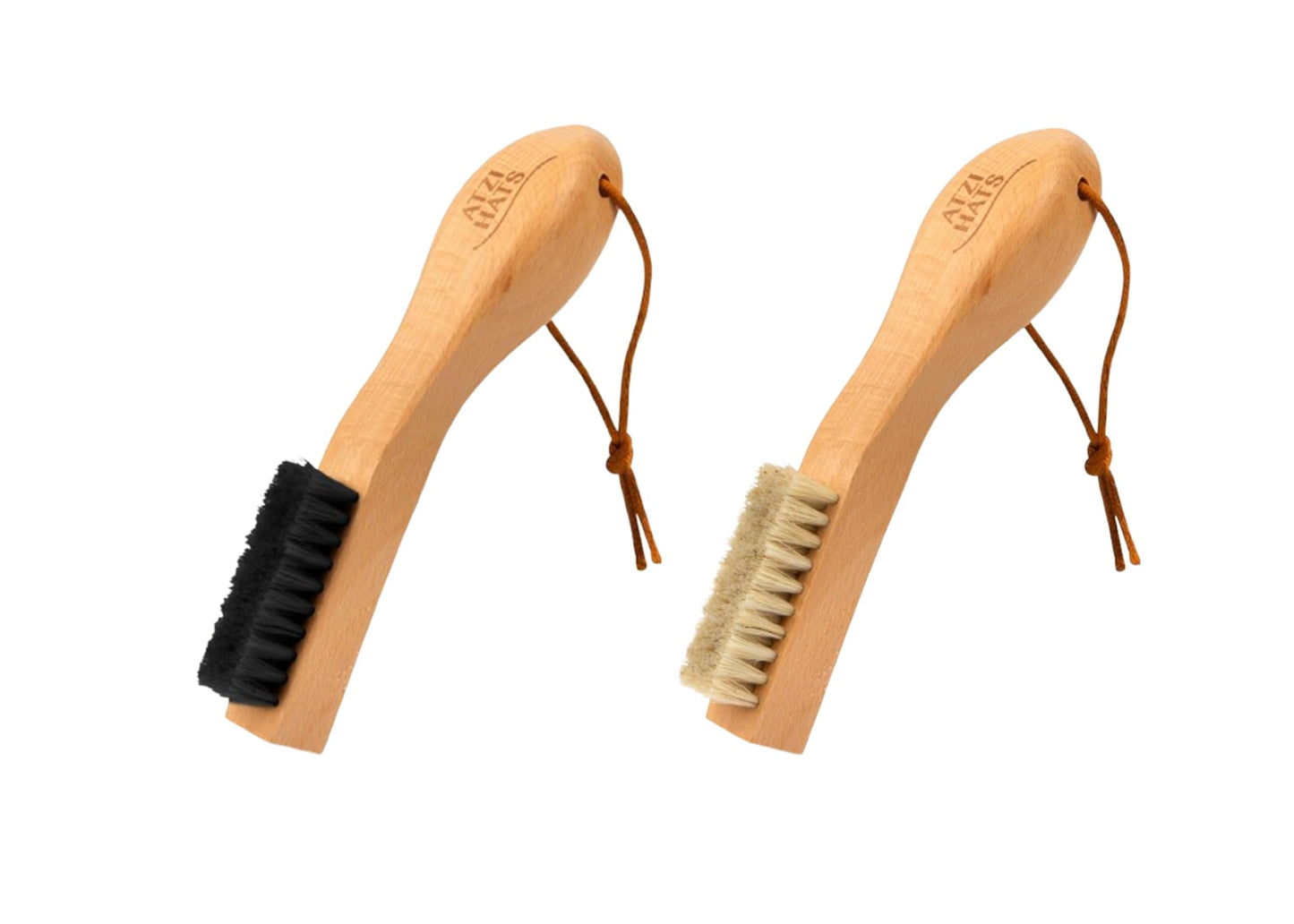 Atzi Hats Natural White Boar Bristle Laundry & Stain Scrubber