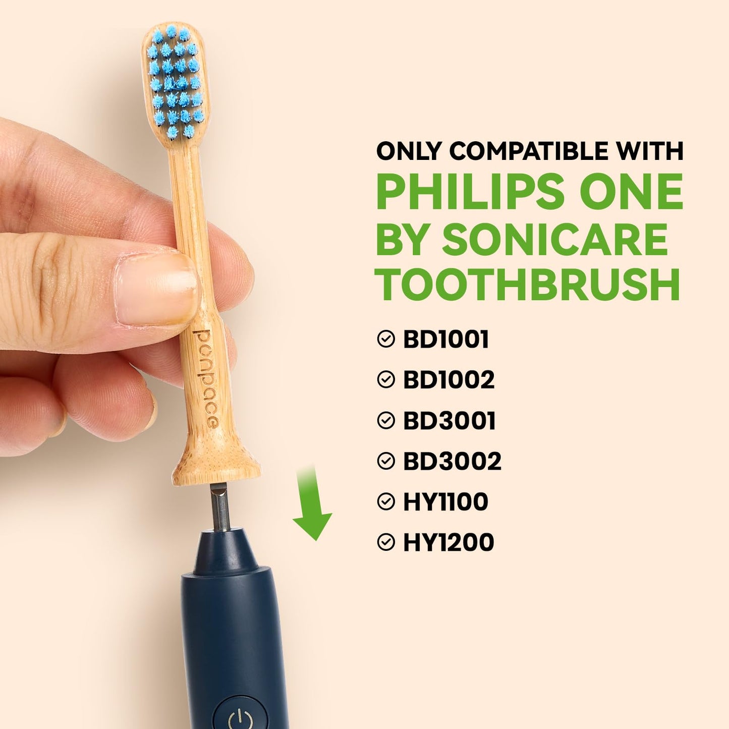 Non-Toxic Dental Care: 94% Plastic-Free Bamboo Sonicare Compatible Heads