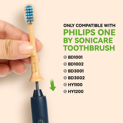 Non-Toxic Dental Care: 94% Plastic-Free Bamboo Sonicare Compatible Heads
