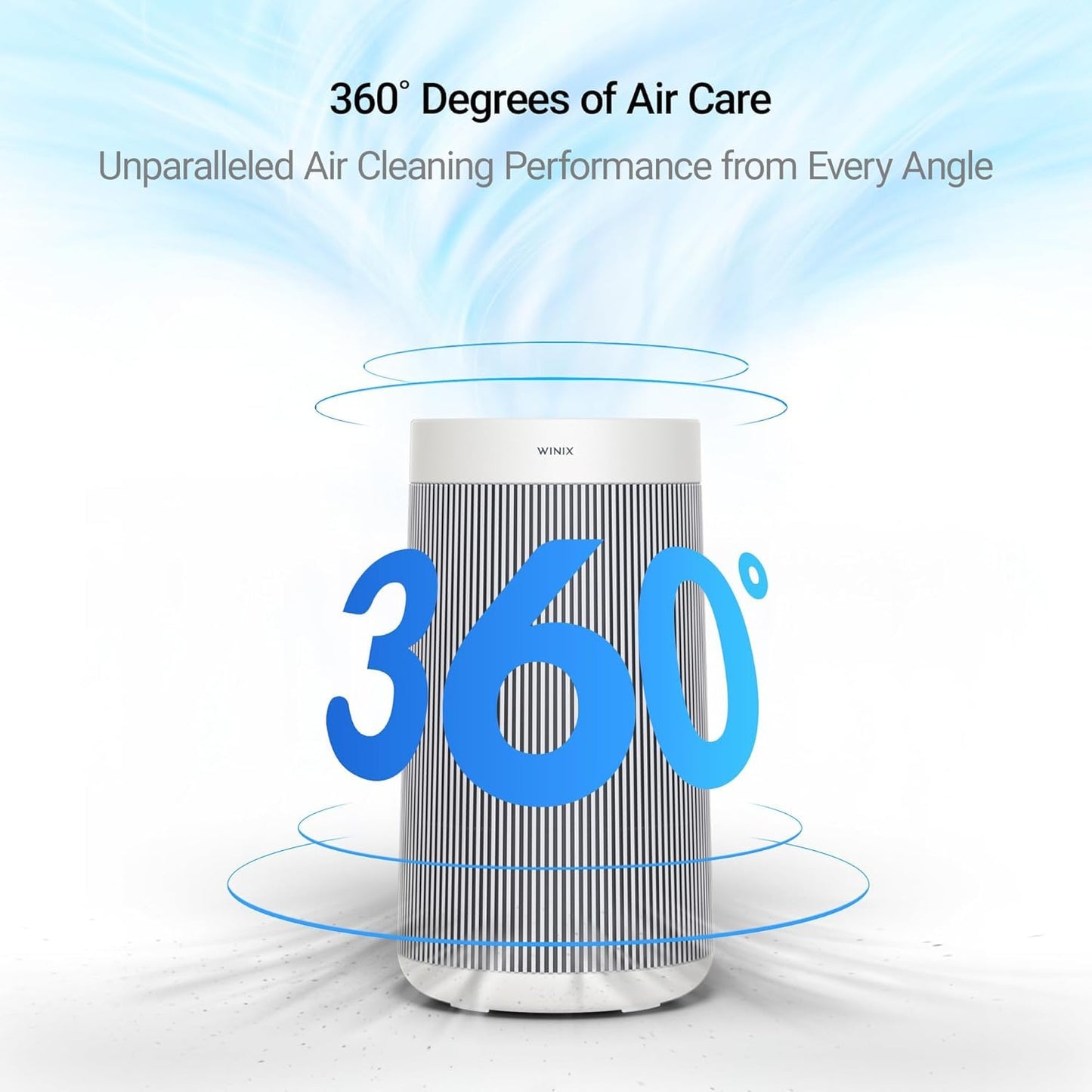 WINIX T810: True HEPA Purifier Capturing 99.99% of Allergens, Smart WiFi Purifier Reducing VOCs and Smoke