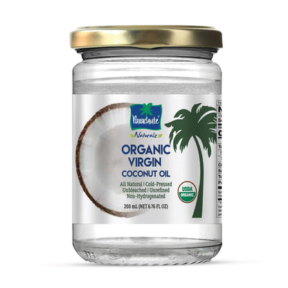 Parachute Naturalz Organic Virgin Coconut Oil: Cold Pressed & Unrefined