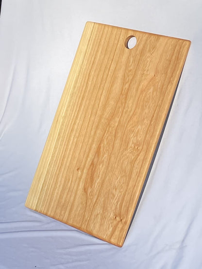 Michigan Handmade Wild Black Cherry Board: One-Solid-Piece & Glue-Free.