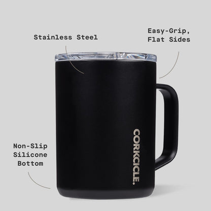 Corkcicle Classic 16 oz Triple-Insulated Stainless Steel Mug