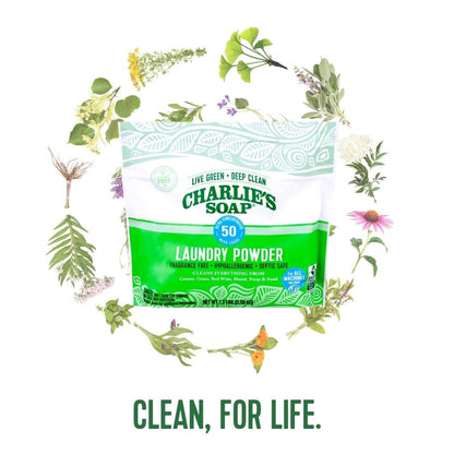 Charlie’s Soap Fragrance-Free Hypoallergenic Deep Cleaning Laundry Powder