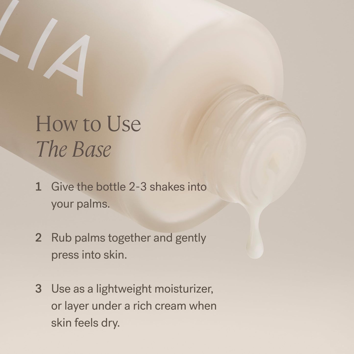 ILIA The Base Face Milk: Essence-Moisturizer Hybrid (3.4 fl oz)