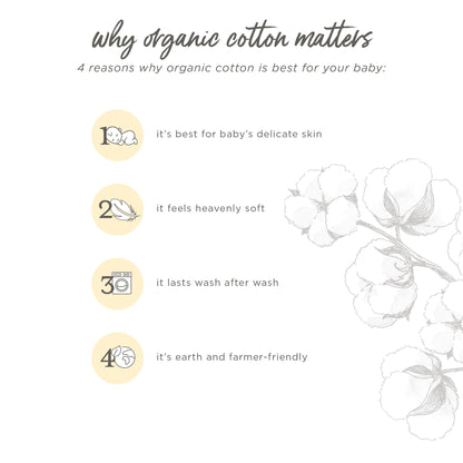 Burt’s Bees Baby Organic Romper: 100% Cotton Jumpsuit