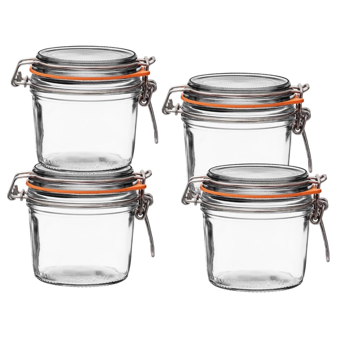 Le Parfait Super Terrine Jar - 4oz (Pack of 4) French Glass