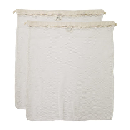 Simple Ecology GOTS Certified Organic Cotton Mesh Laundry Bags (Set of 3)