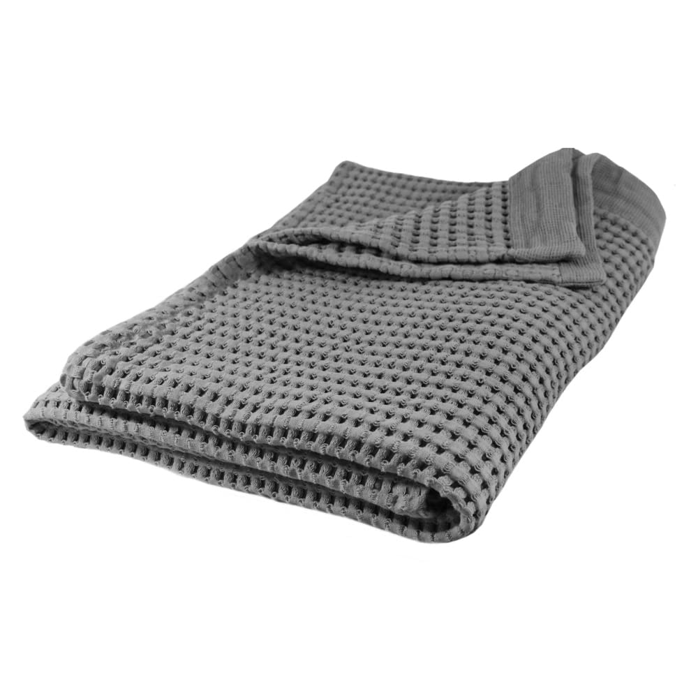 Gilden Tree Bathroom Mat: 100% Absorbent Cotton Waffle Weave