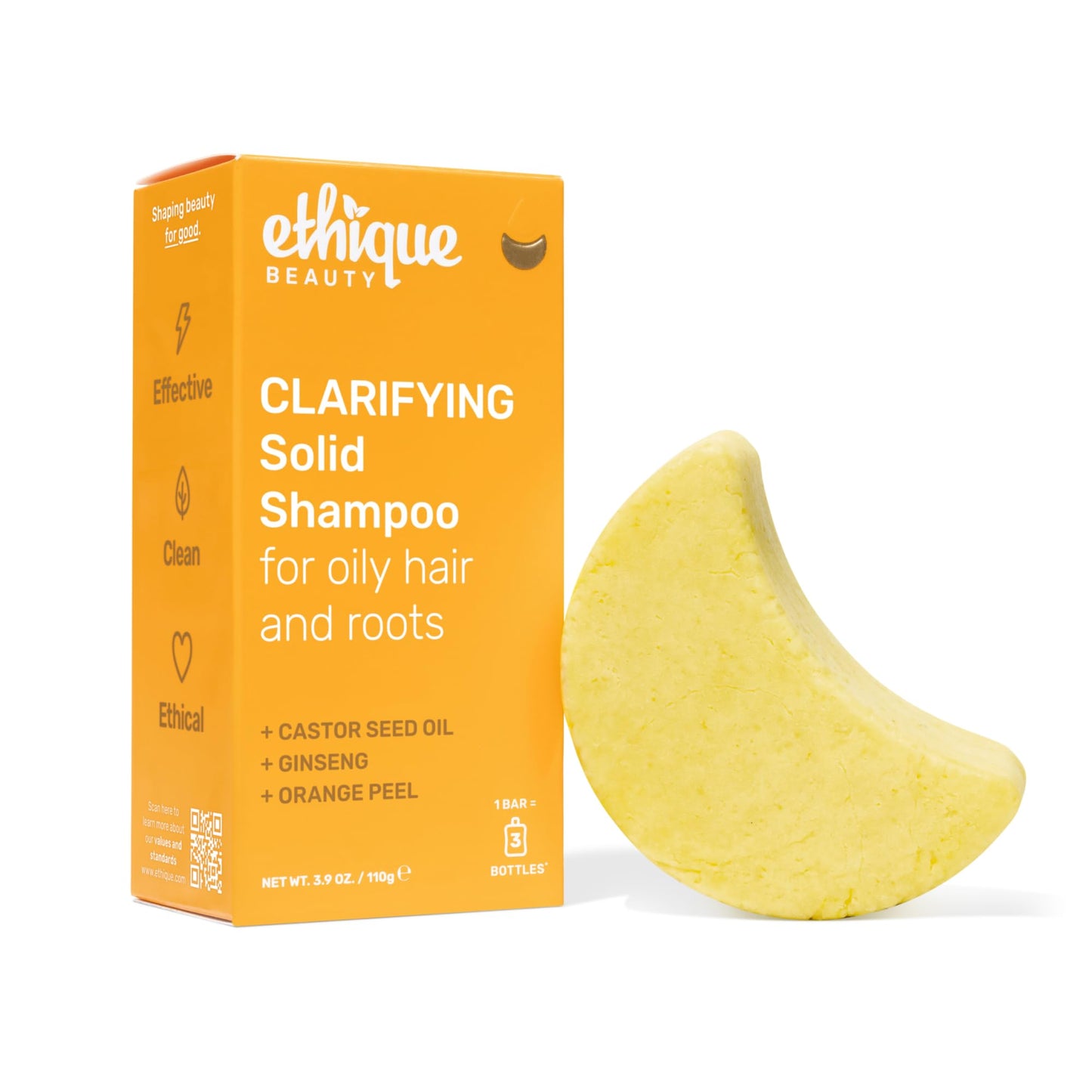 Ethique "Professor Curl" Shea Butter Shampoo Bar: Plastic-Free