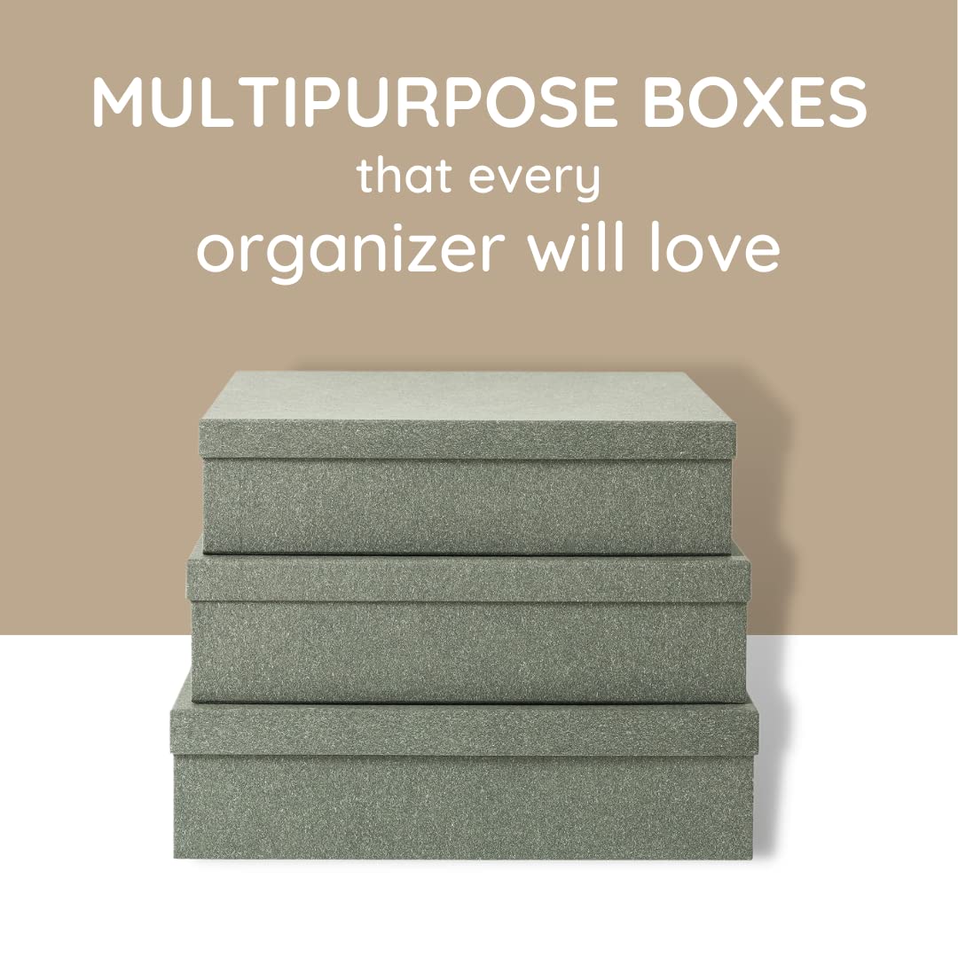 End Plastic Bins: Decorative Storage Boxes Made from Premium, Recyclable Kraft Paper
