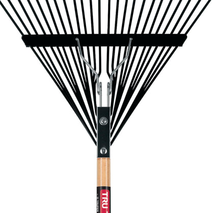 Truper 30480 24-Tine Heavy Duty Steel Leaf Rake