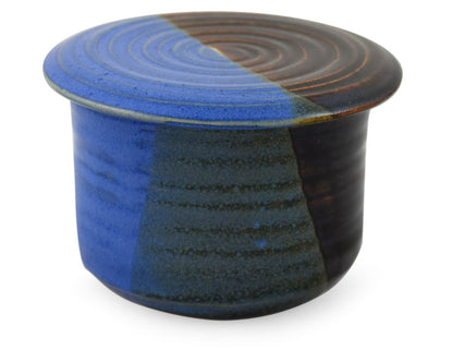 American Stoneware French Butter Keeper Crock – Handmade Ceramic Pantry Crock
