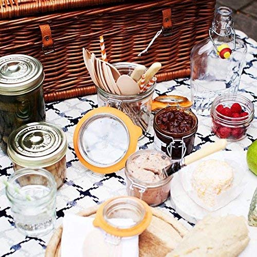 Le Parfait Super Terrine Jar - 4oz (Pack of 4) French Glass