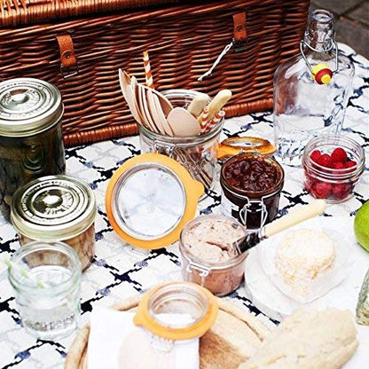 Le Parfait Super Terrine Jar - 4oz (Pack of 4) French Glass