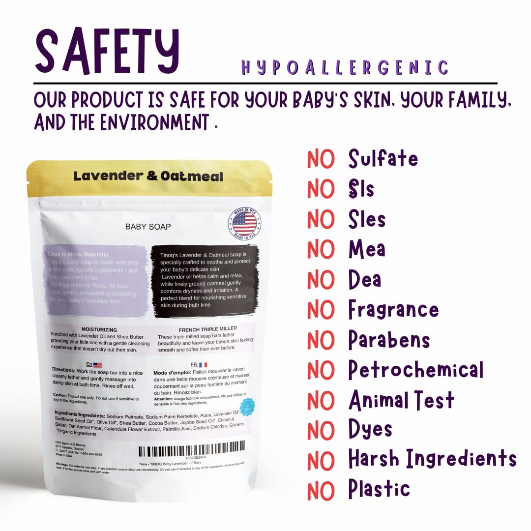 Tinoq Organic Baby Soap: Fragrance-Free & SLS-Free Purity