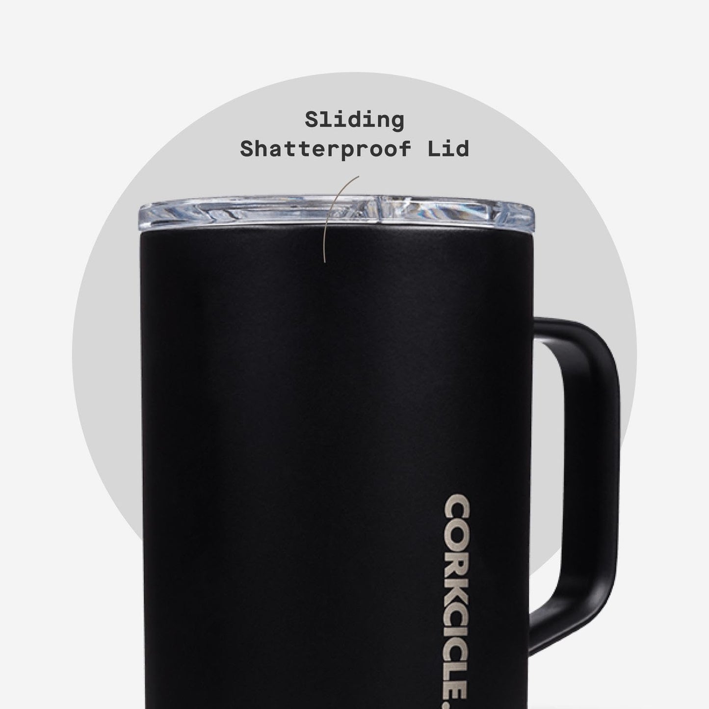 Corkcicle Classic 16 oz Triple-Insulated Stainless Steel Mug