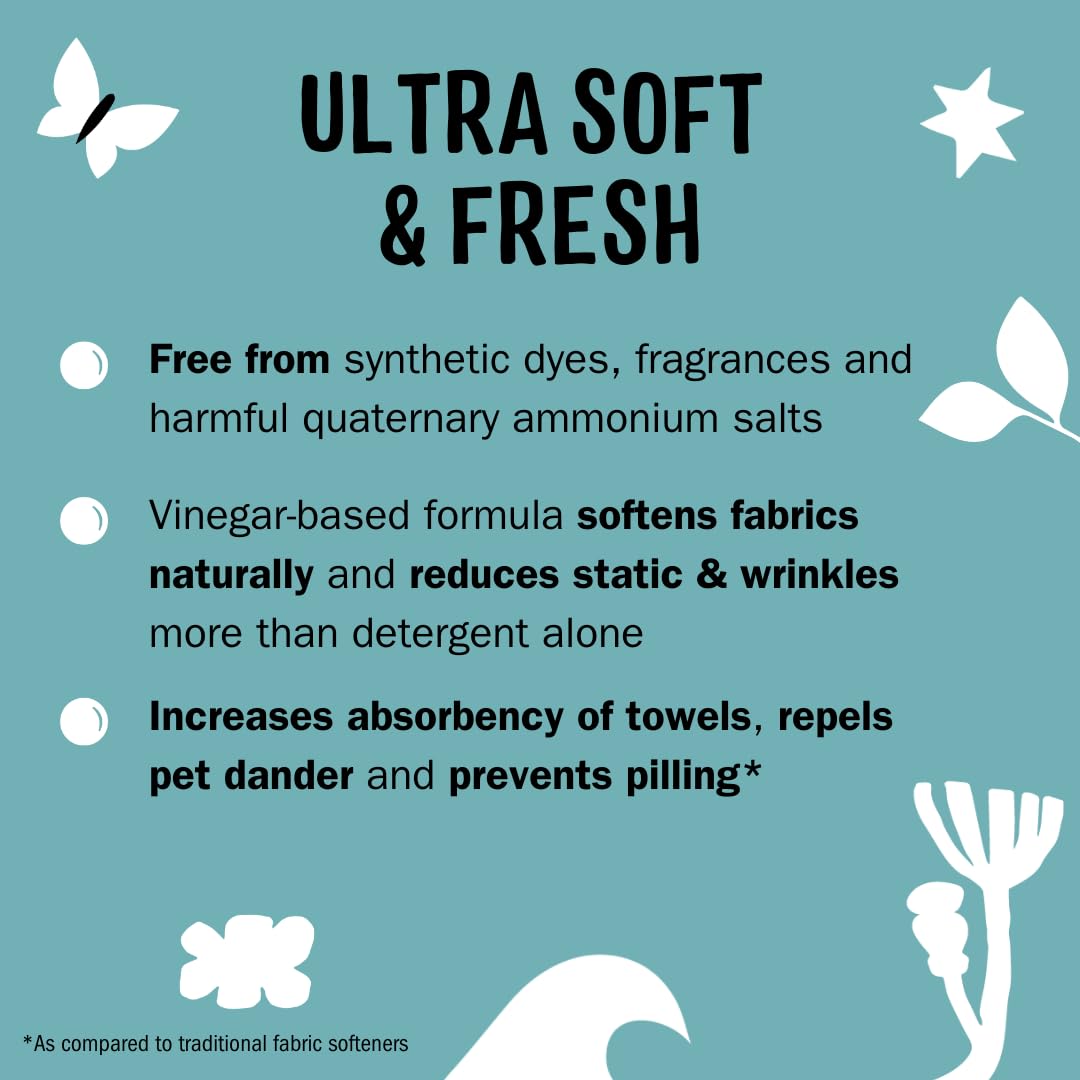 Molly’s Suds Vinegar-Powered Liquid Fabric Softener for Sensitive Skin