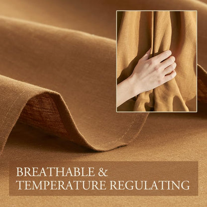 DAPU Pure Linen Sheets Set • 100% French Linen | TRUE Shift Breathable Bedding