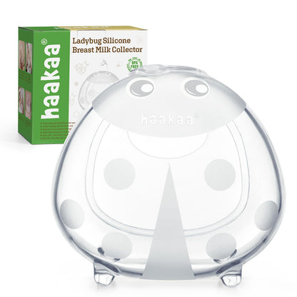 Haakaa Ladybug 2.5oz Wearable Silicone Milk Collector (2-Pack)