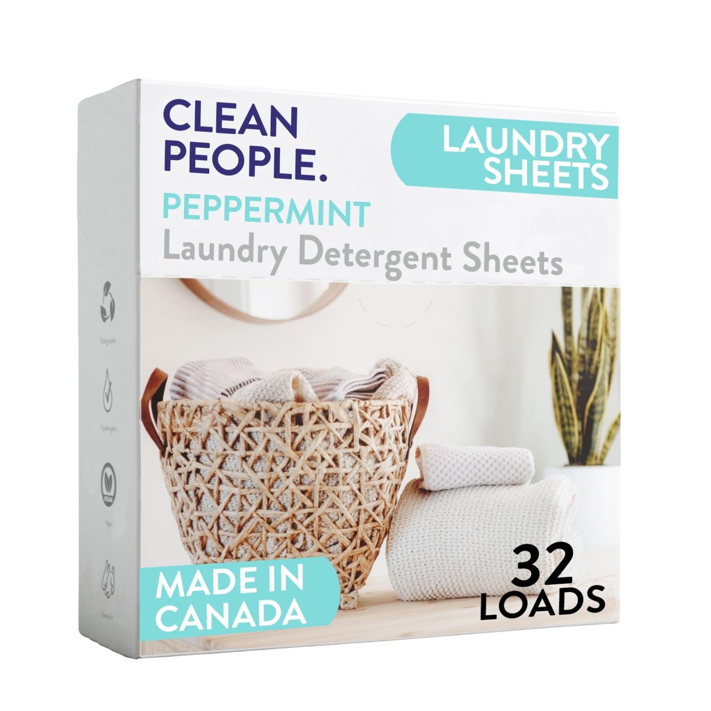 Toxin-Blocking Sleep & Laundry: Non-Toxic Clean People Ultra-Concentrated Detergent Sheets