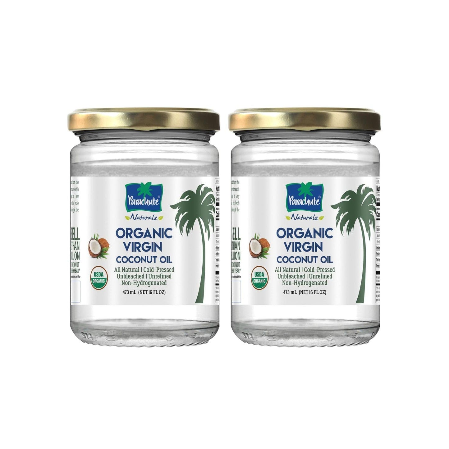 Parachute Naturalz Organic Virgin Coconut Oil: Cold Pressed & Unrefined