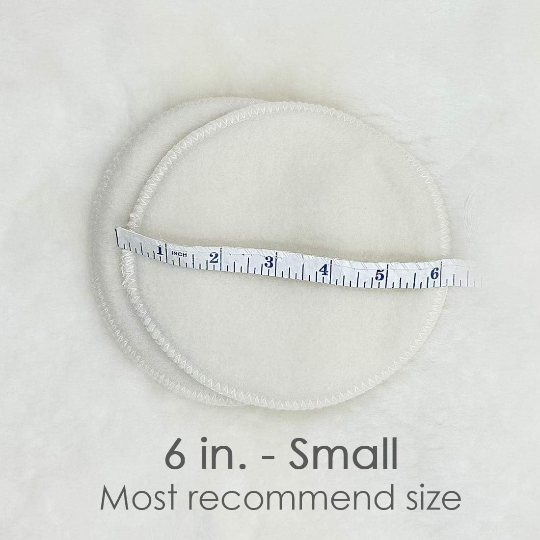 LANACare Soothingly Soft Organic Merino Wool Nursing Pads (5-Inch)