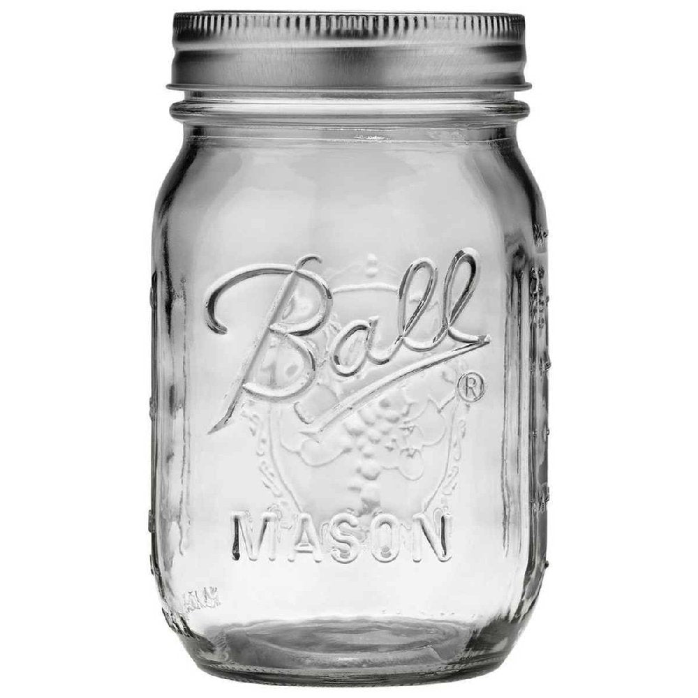 Quilted Glass Jelly Jars, 8 oz, BPA-Free, 12-Count - Ball